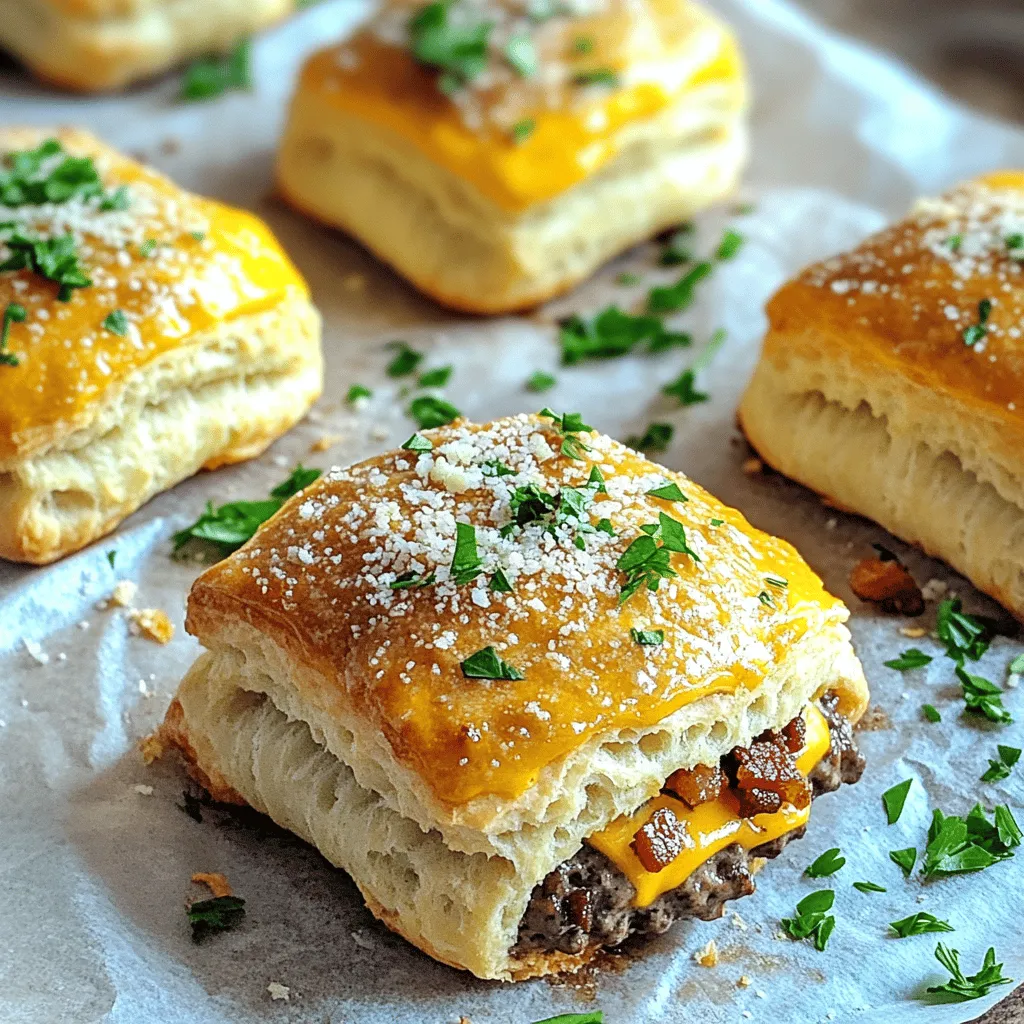 Garlic Parmesan Bacon Cheeseburger Bombs Recipe Delight