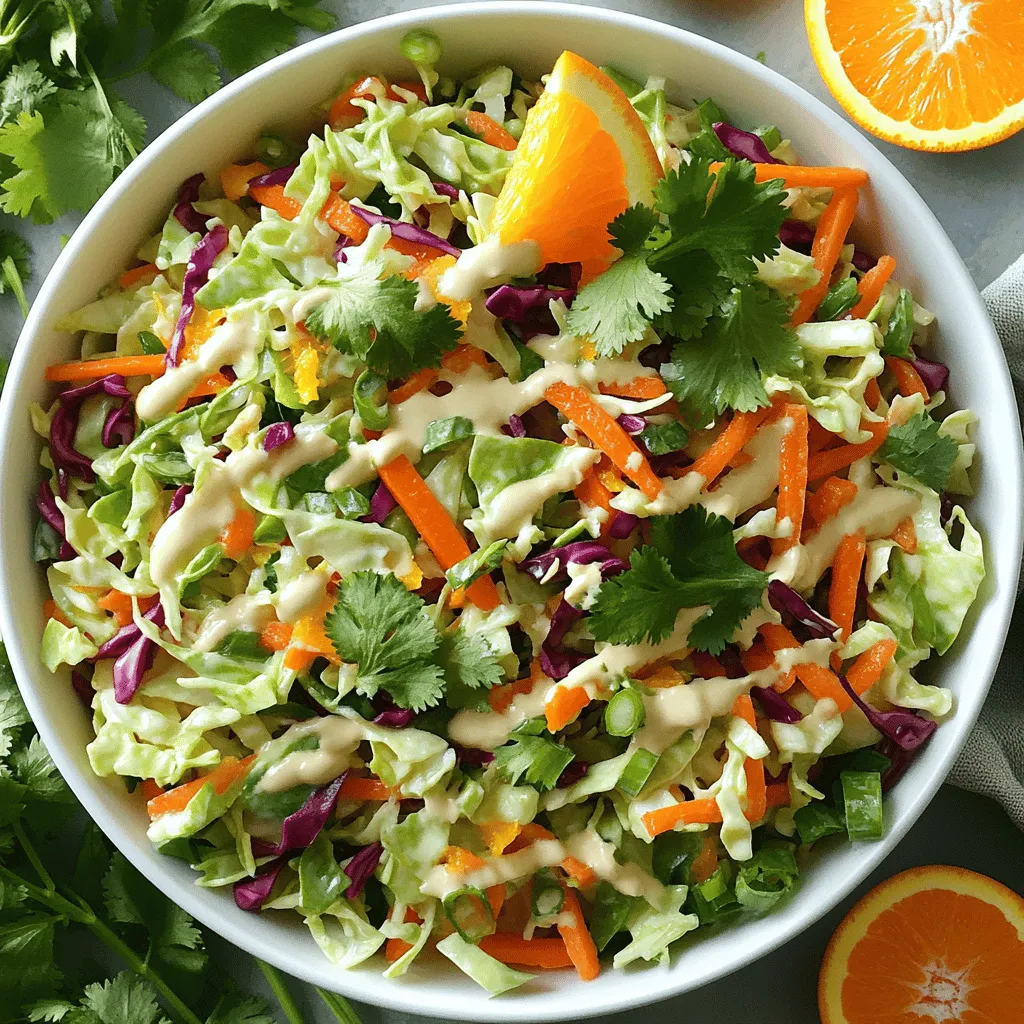 Coleslaw Recipe for Crunchy Citrus Delight