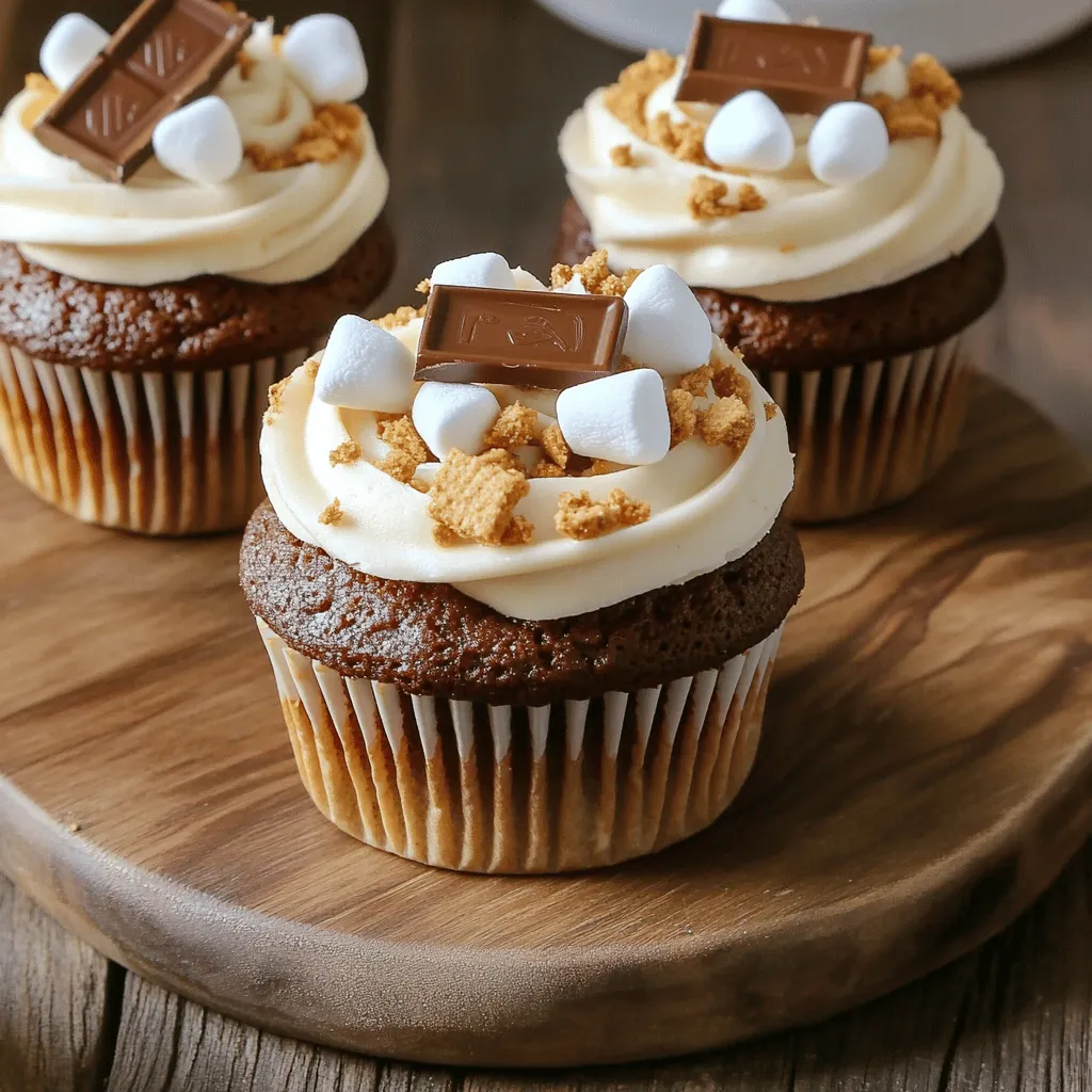 S&#8217;mores Cupcakes Delightful and Easy Dessert Recipe