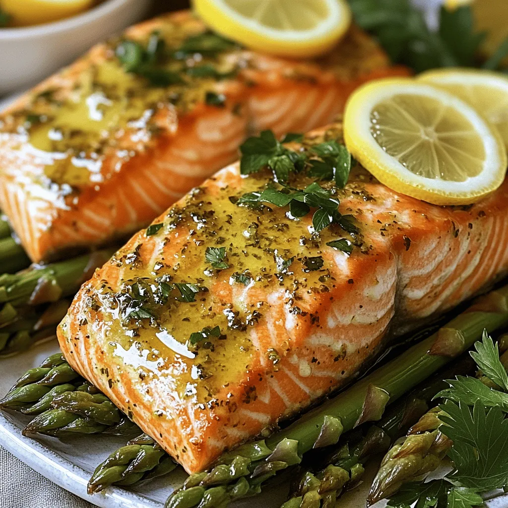 Baked Salmon in Foil with Asparagus Simple Delight
