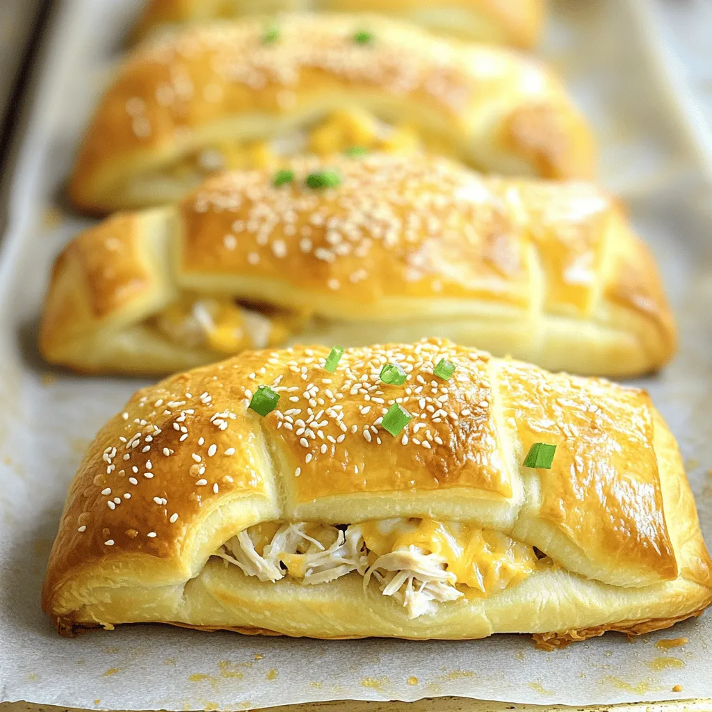Cheesy Chicken Crescent Rolls Simple and Tasty Snack