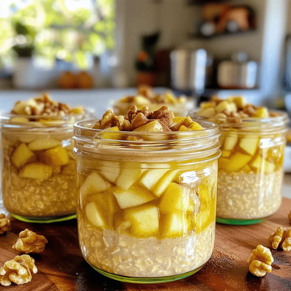 Apple Pie Overnight Oats Tasty and Easy Recipe