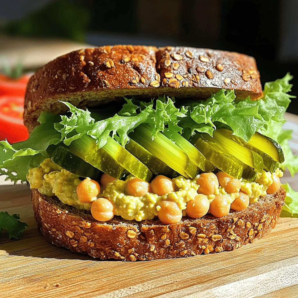 Easy Chickpea Salad Sandwich Simple and Quick Meal