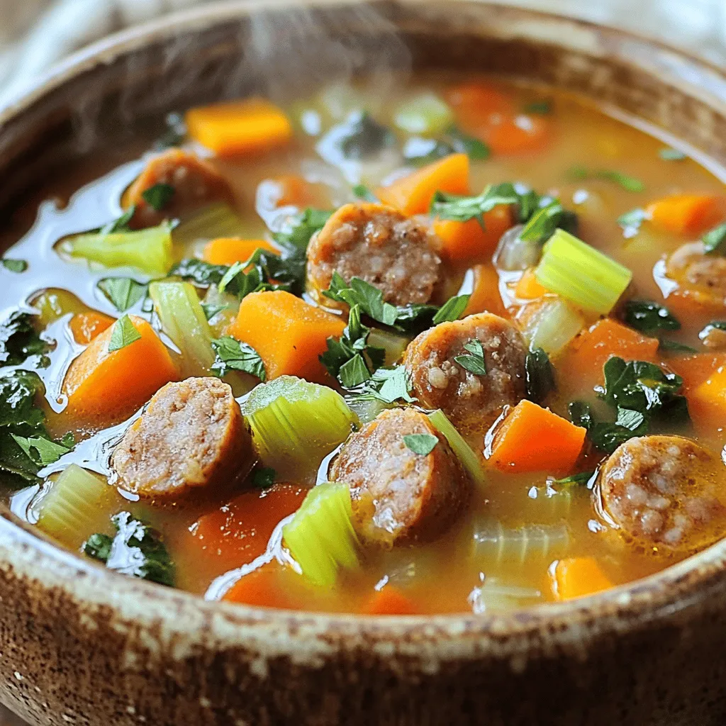 Satisfying Sausage Soup Easy and Hearty Dish