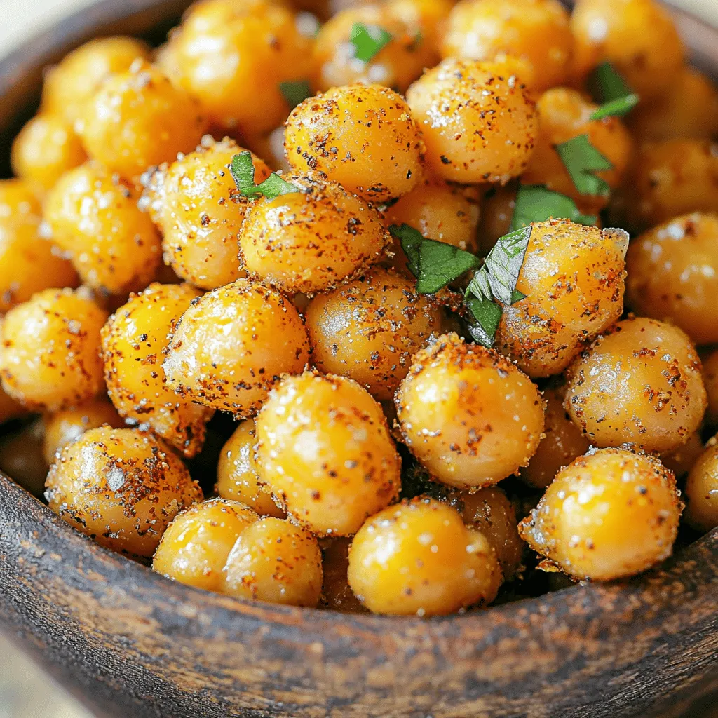 Crispy Roasted Chickpeas Flavorful Healthy Snack