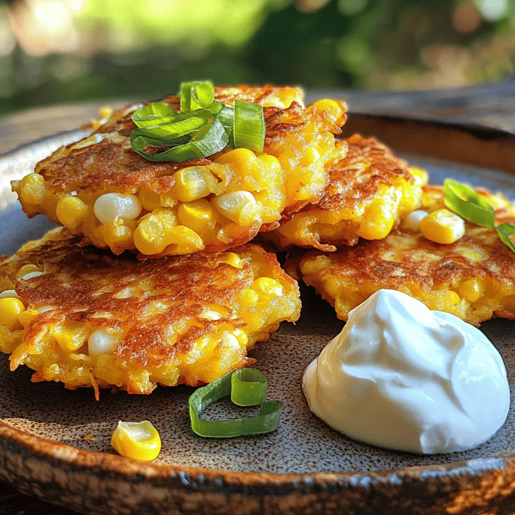 Sweet Corn Fritters Flavorful and Easy Recipe Guide