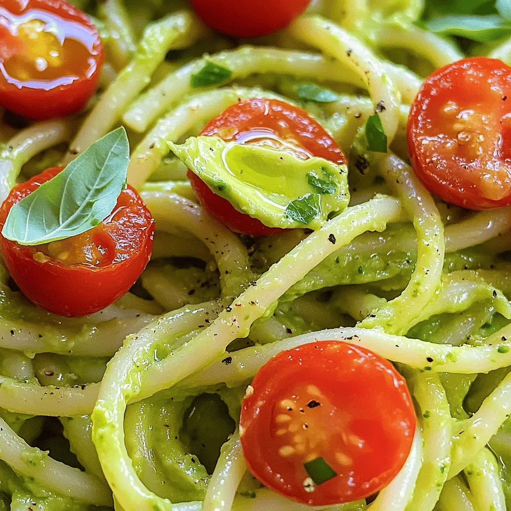 Creamy Avocado Pasta Simple and Healthy Delight