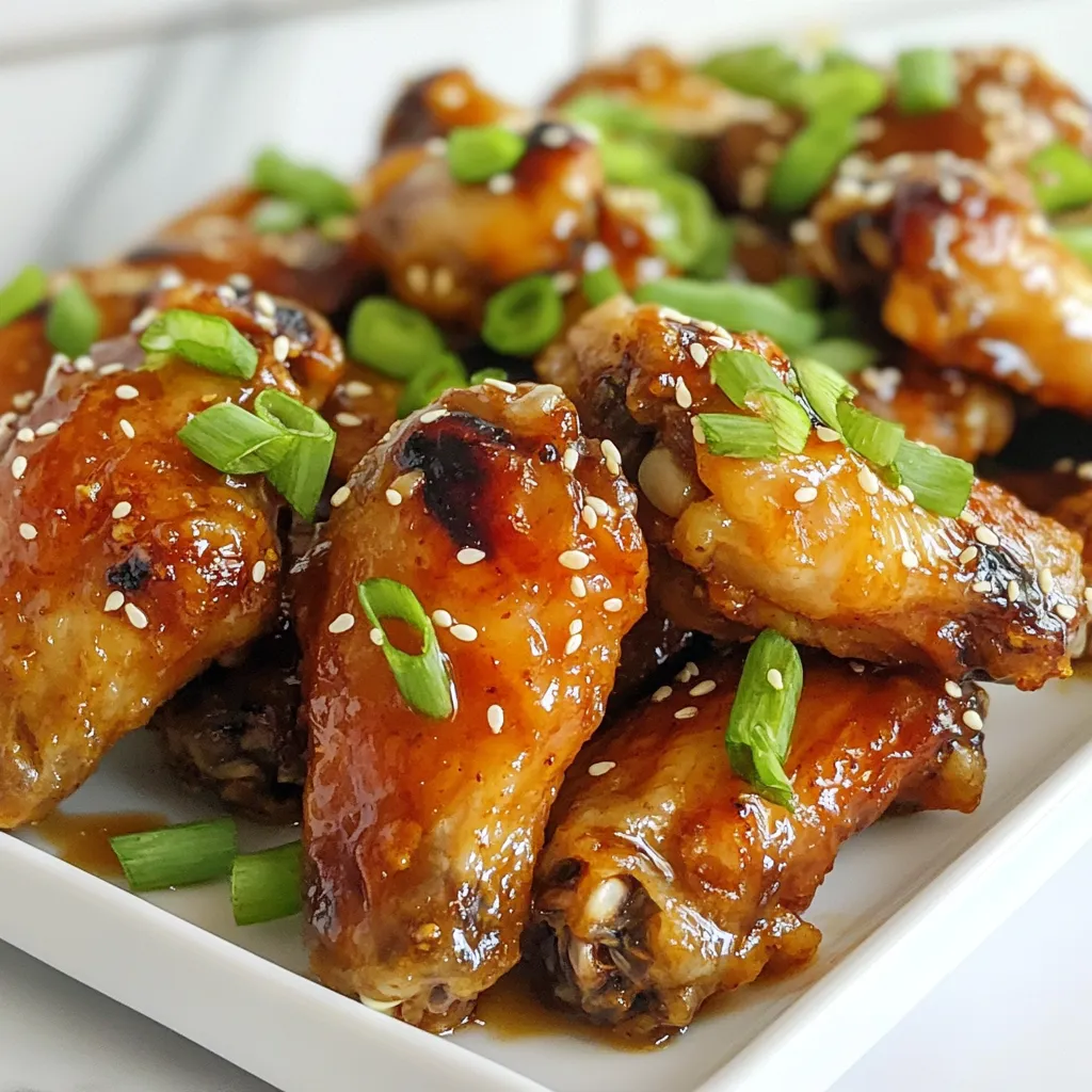 Air Fryer Honey Garlic Chicken Wings Irresistible Flavor