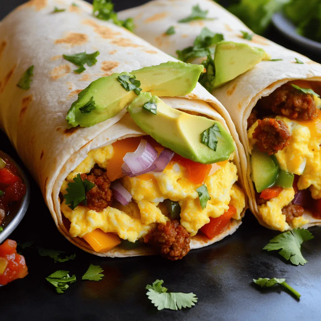 Loaded Breakfast Burritos Flavorful and Filling Meal