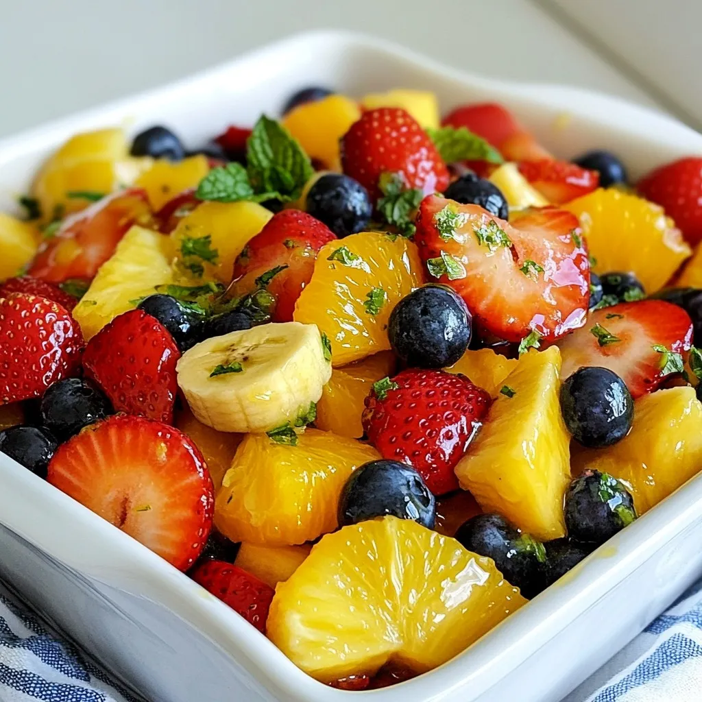 Honey Lime Fruit Salad Fresh and Flavorful Dish