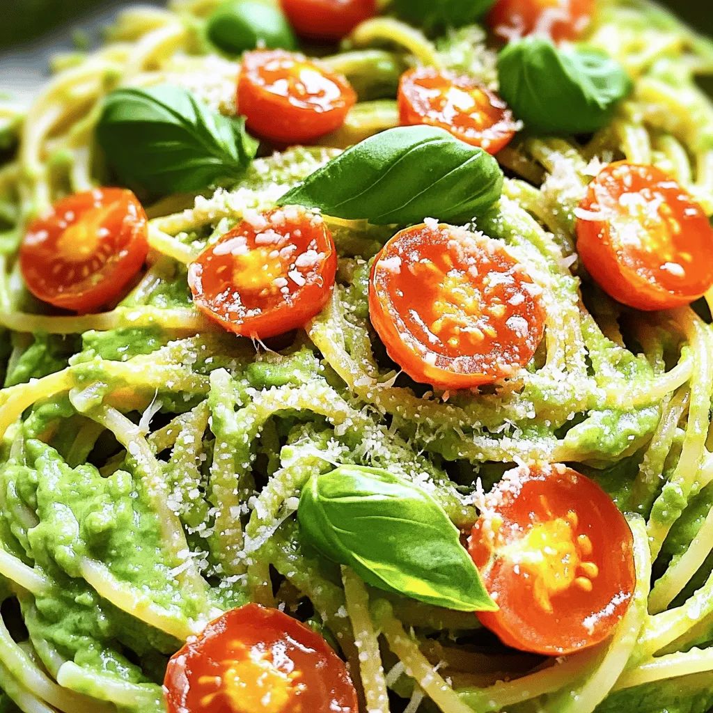 Creamy Avocado Pasta Delightful and Easy Recipe