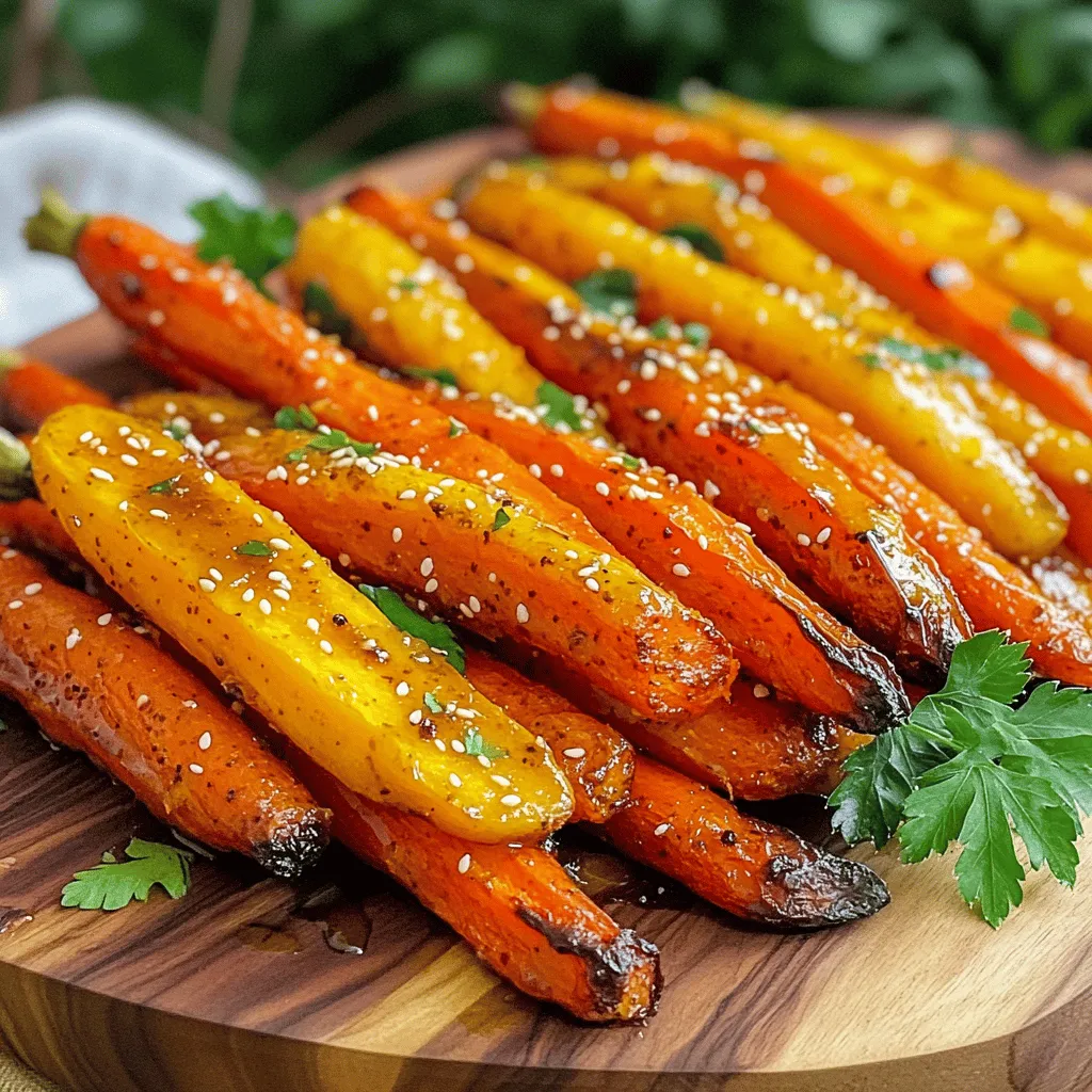 Sweet and Spicy Roasted Carrots Irresistible Flavor