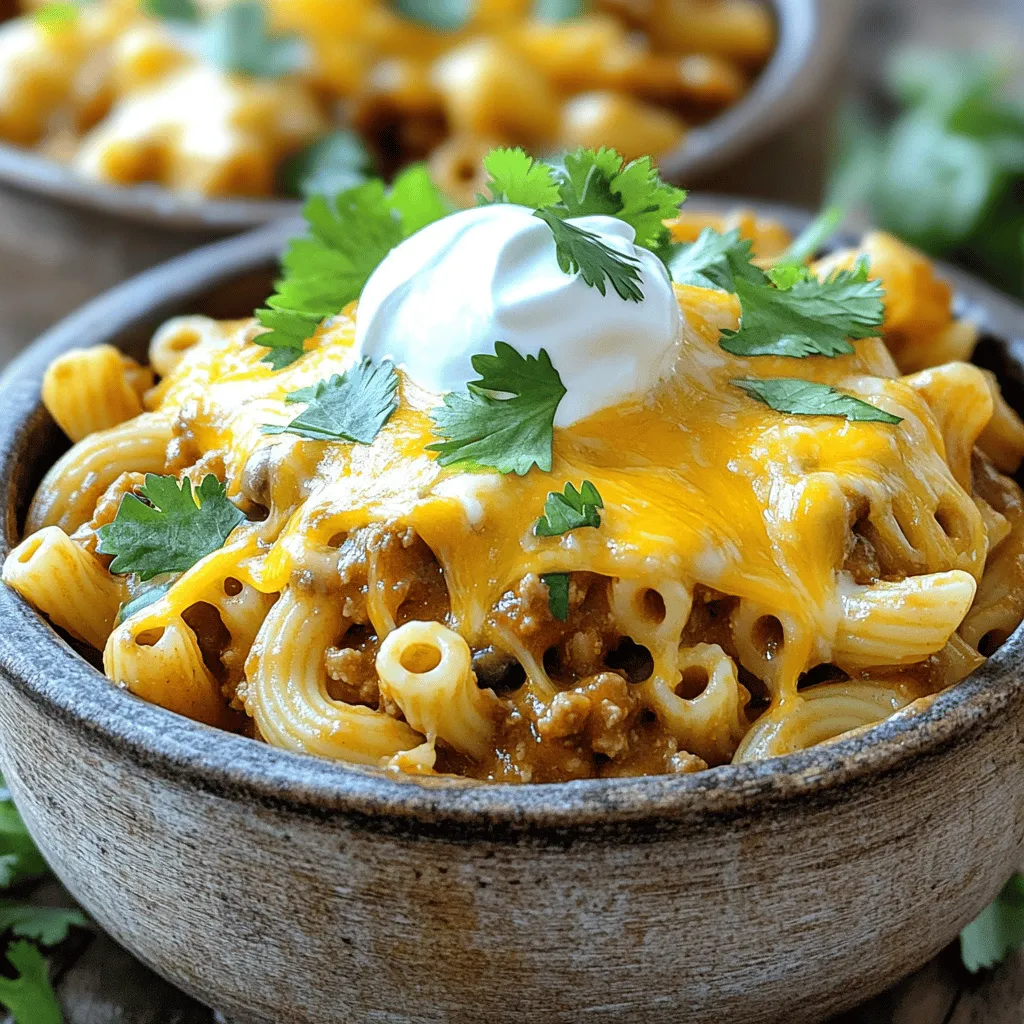 One Pot Taco Pasta Flavorful and Quick Meal