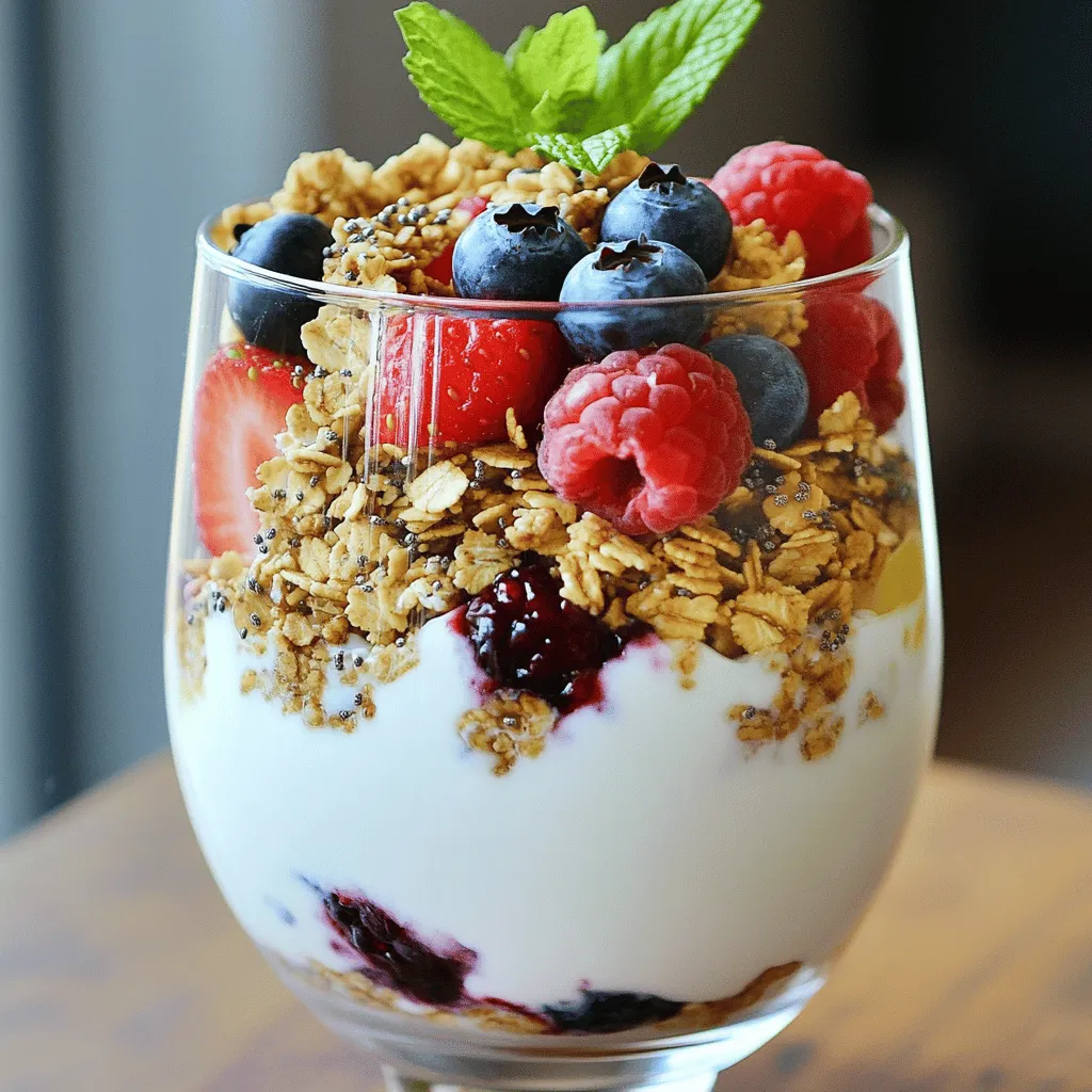 Greek Yogurt Parfaits Nutritious and Delicious Treat