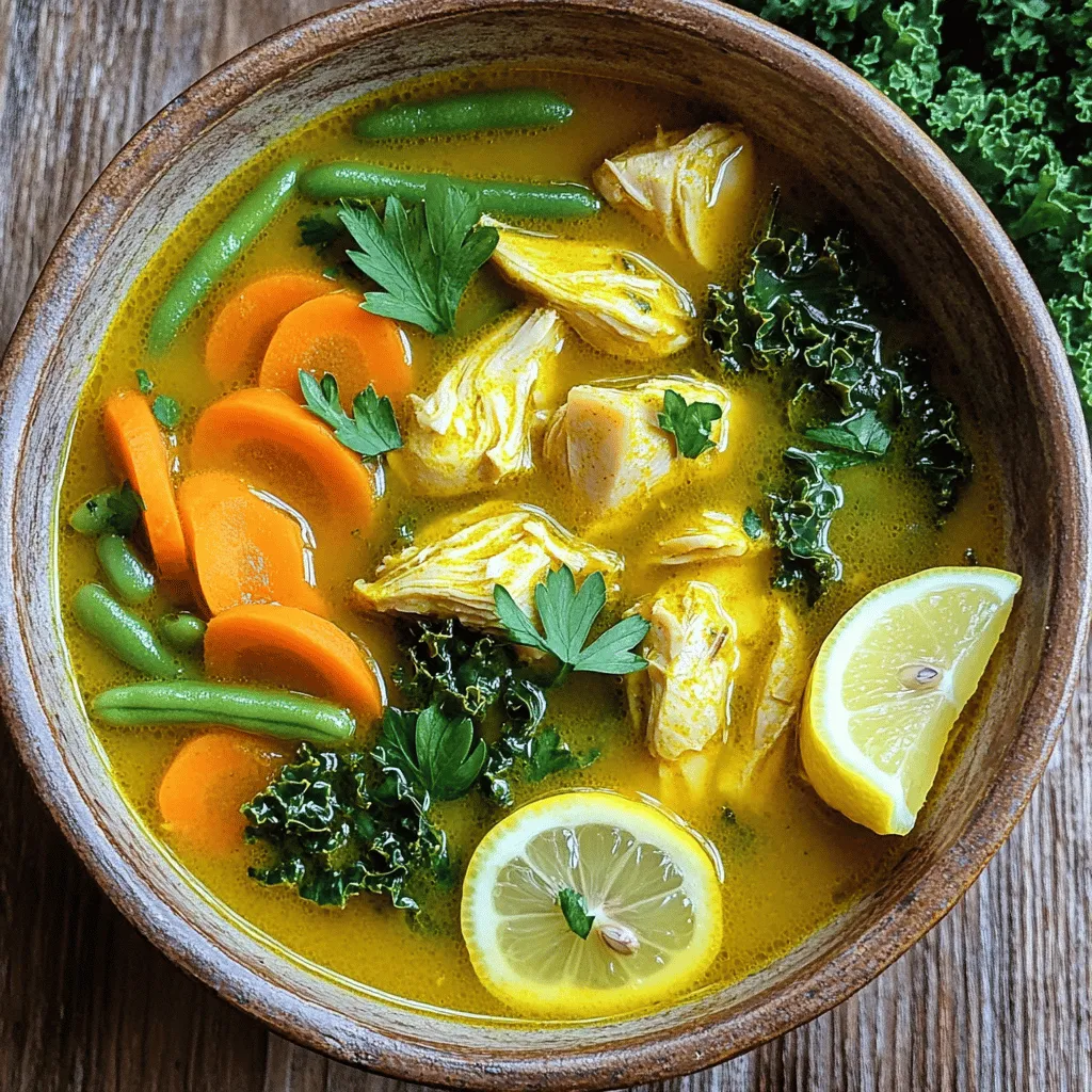 Soothing Turmeric Chicken Soup for Inflammation Relief