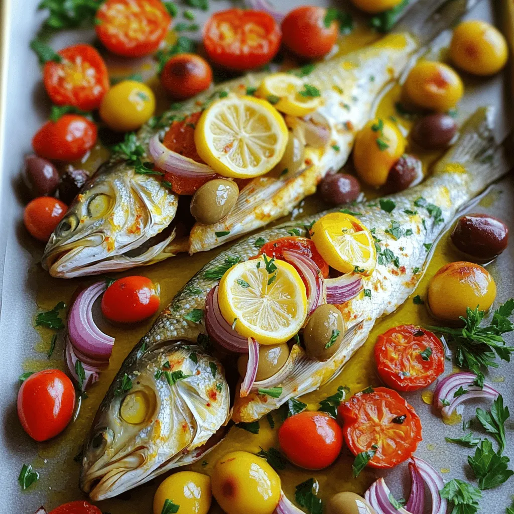 Mediterranean Baked Fish Tasty and Easy Dinner Recipe