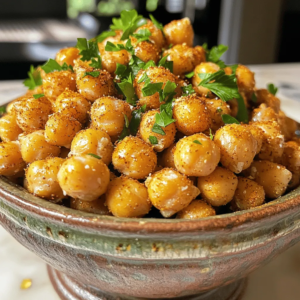 Crispy Roasted Chickpeas Flavorful and Healthy Snack