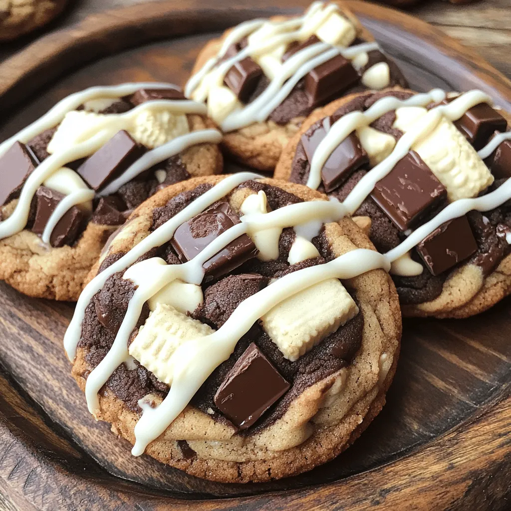 Cookies and cream cookies are a fun twist on classic cookies. They mix soft, sweet dough with crunchy chocolate sandwich cookies. This blend creates a rich texture and a delightful flavor. You can taste the creaminess of the white chocolate chips and the crunch of the cookies in every bite.
