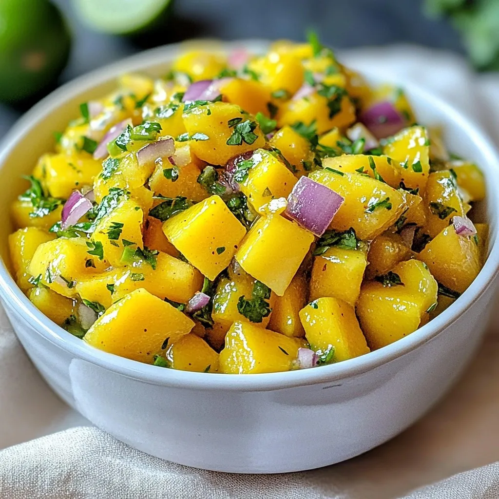 Spicy Mango Salsa Bold and Flavorful Recipe
