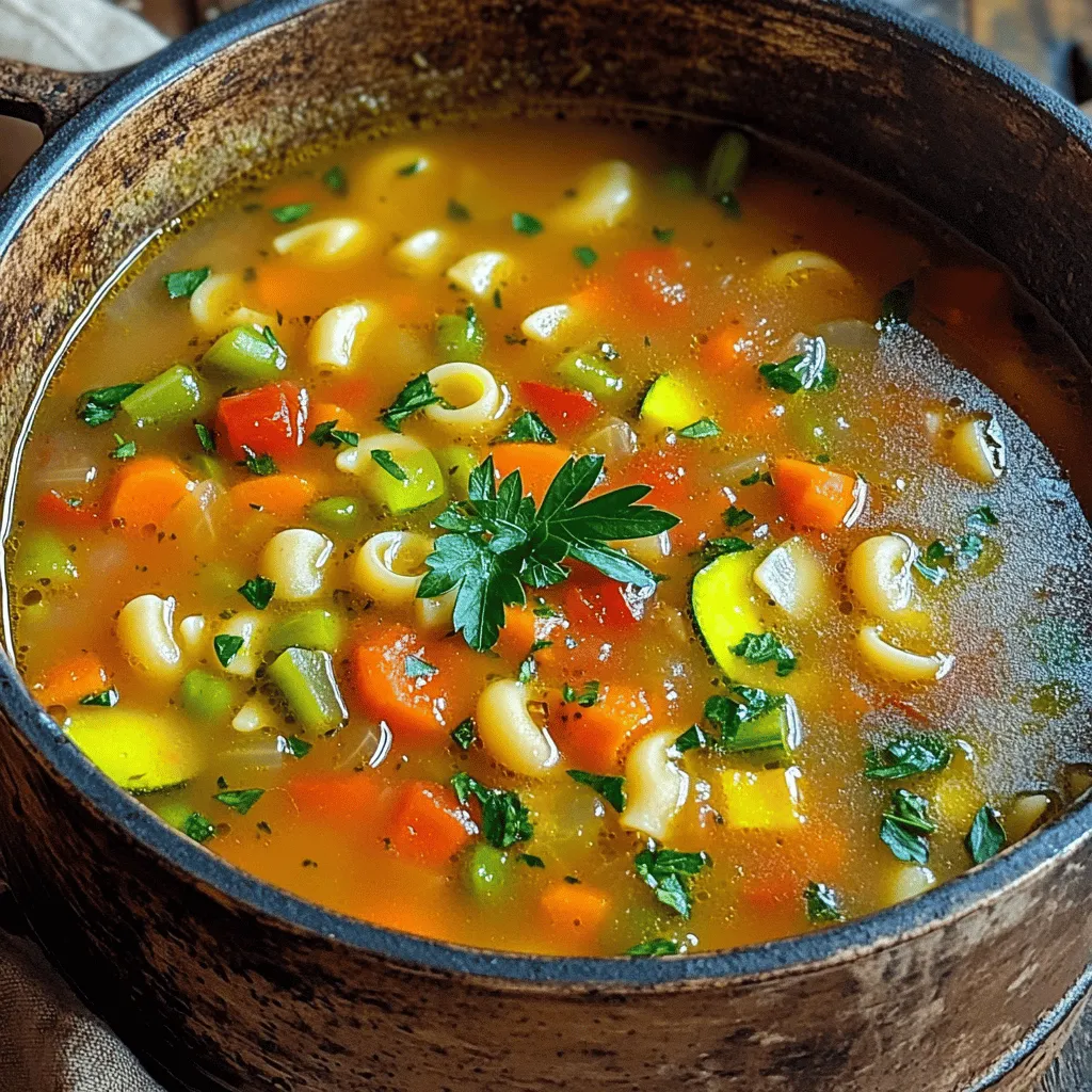 Veggie Packed Minestrone Hearty and Nourishing Meal