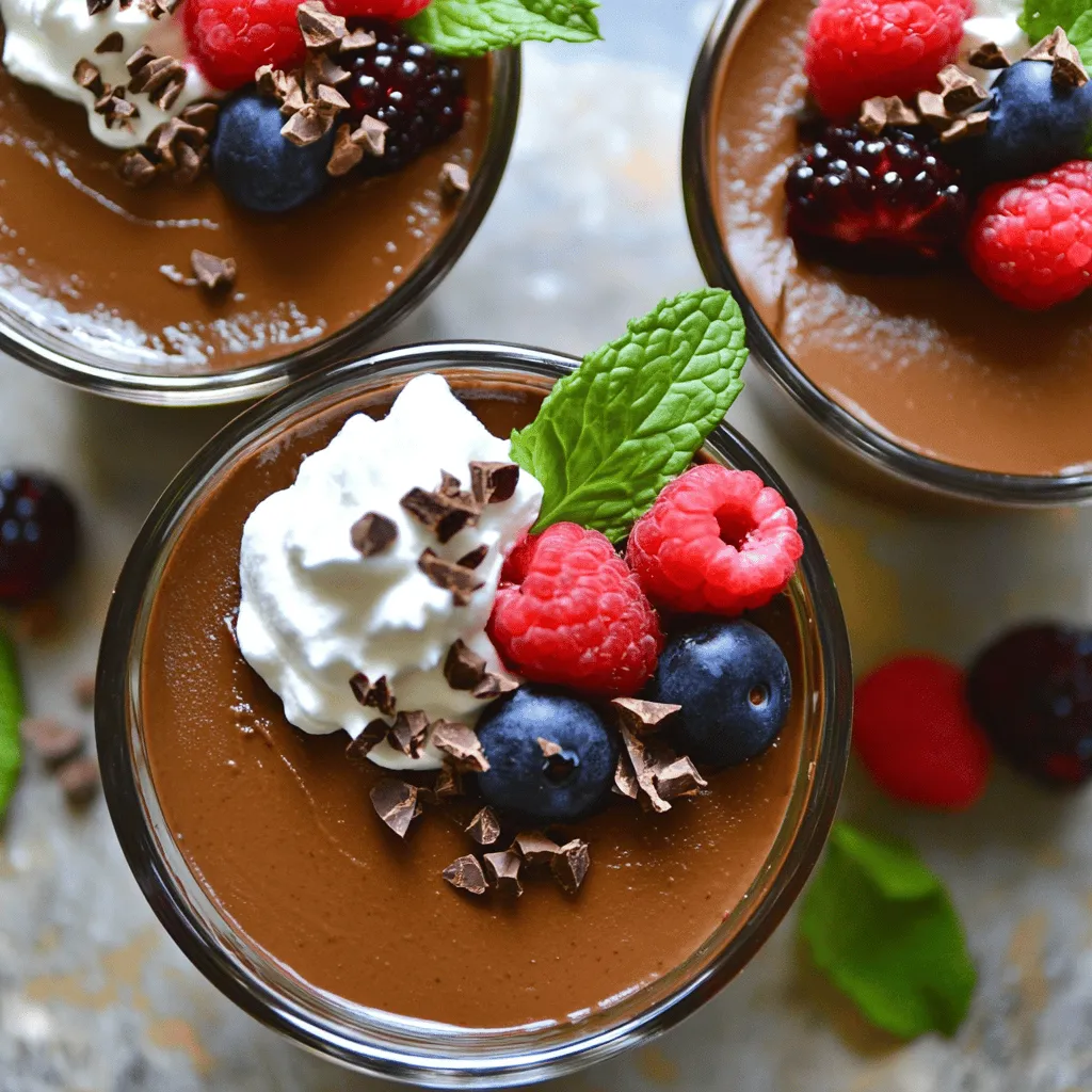 Chocolate Avocado Mousse Creamy and Rich Treat