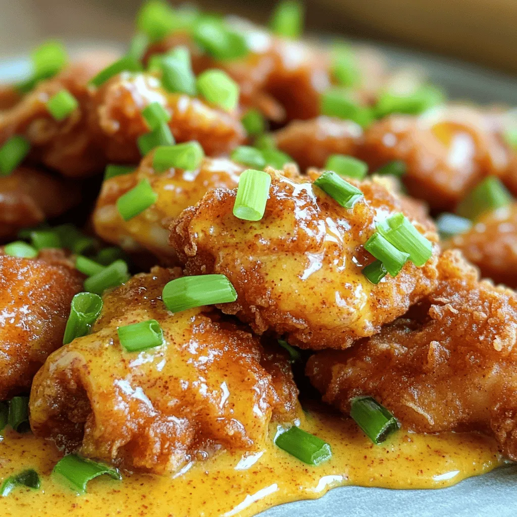 To make crispy bang bang chicken, you need just a few key items. First, let