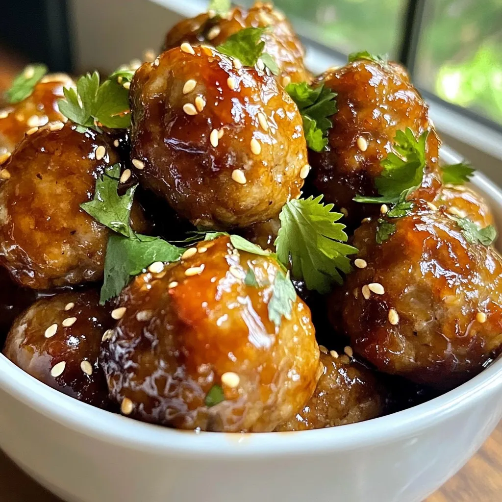 Teriyaki Turkey Meatballs Flavorful and Healthy Dinner
