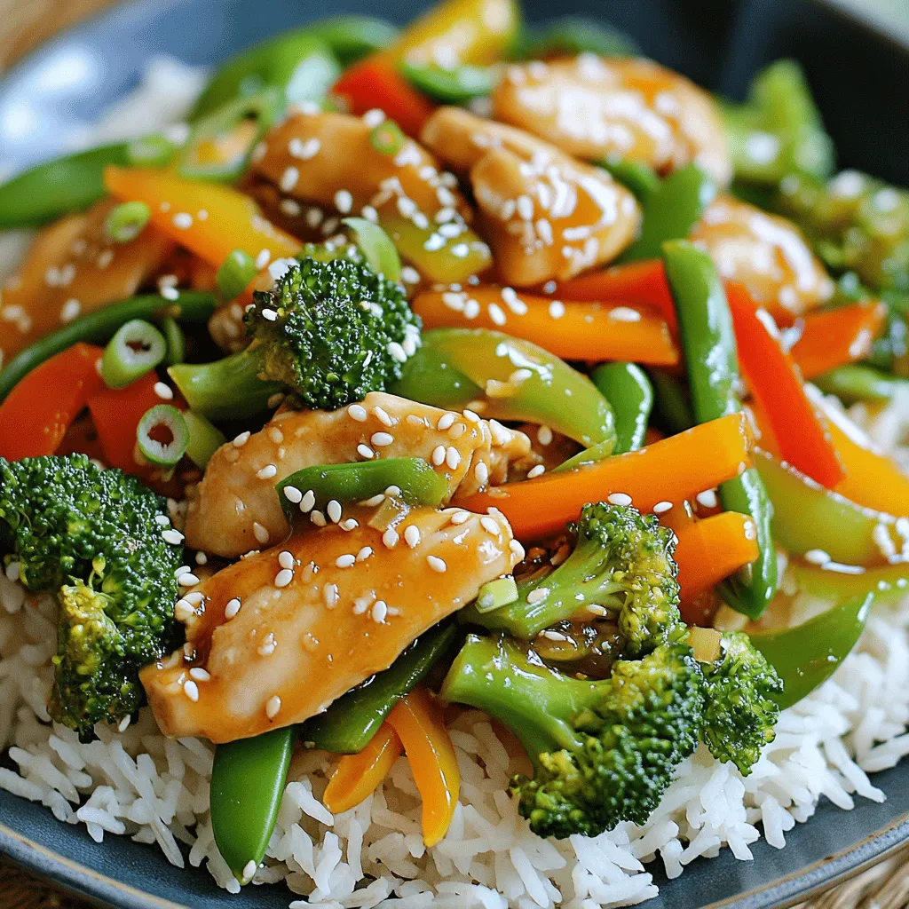 Honey Garlic Chicken Stir Fry Quick and Tasty Meal