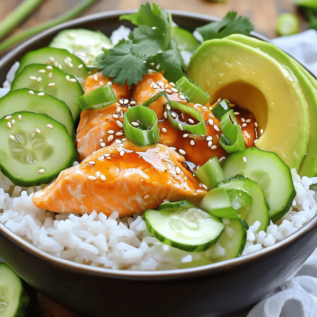 Flavorful Spicy Salmon Rice Bowl Quick and Easy Recipe