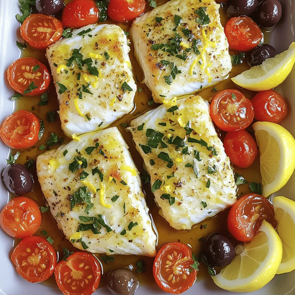 Mediterranean-Style Baked Fish Simple Recipe with Claudy