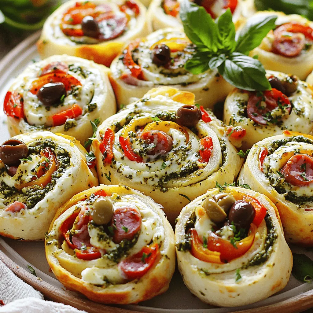 Italian Pinwheels Easy and Tasty Party Appetizer
