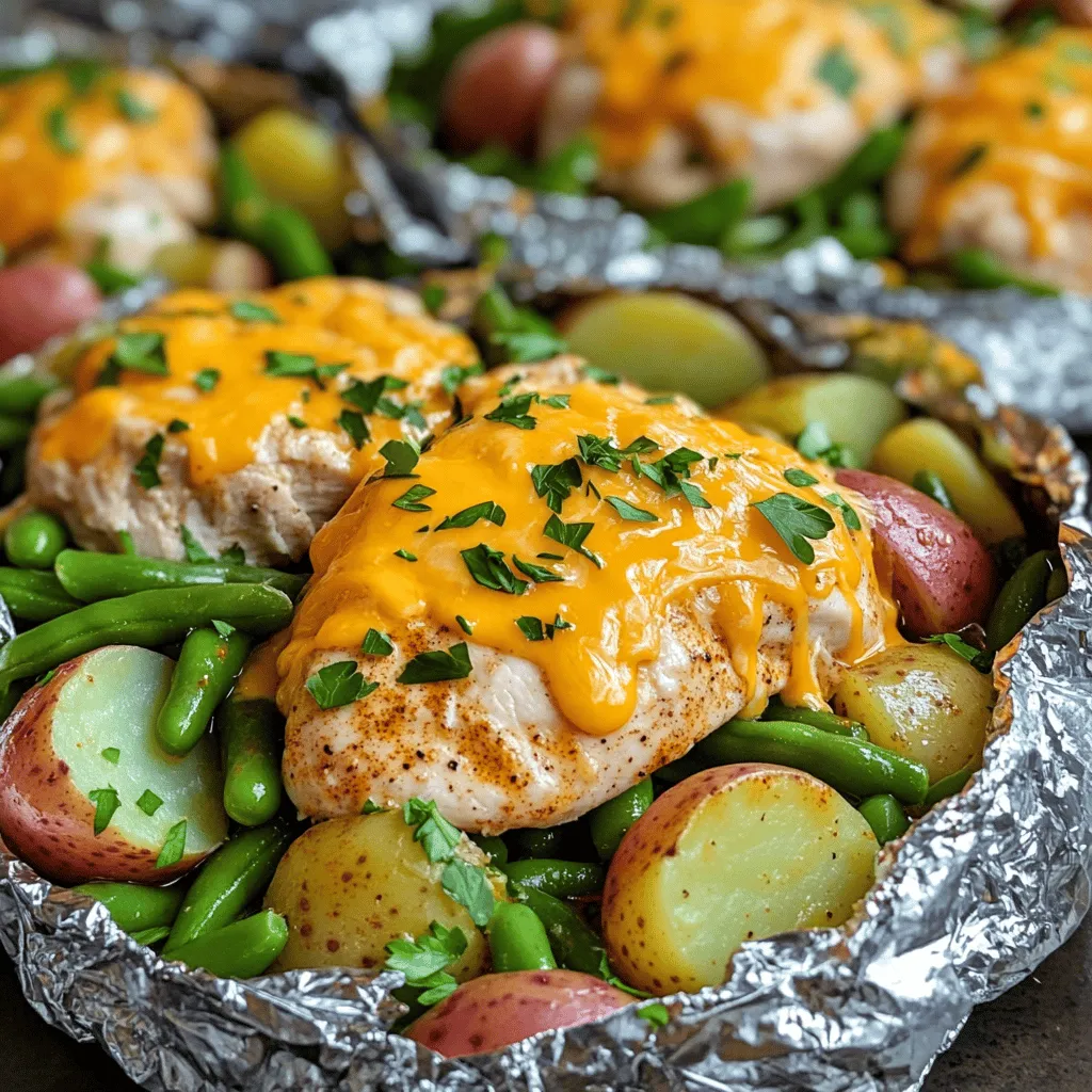 Ranch Chicken Foil Packets Quick and Easy Dinner