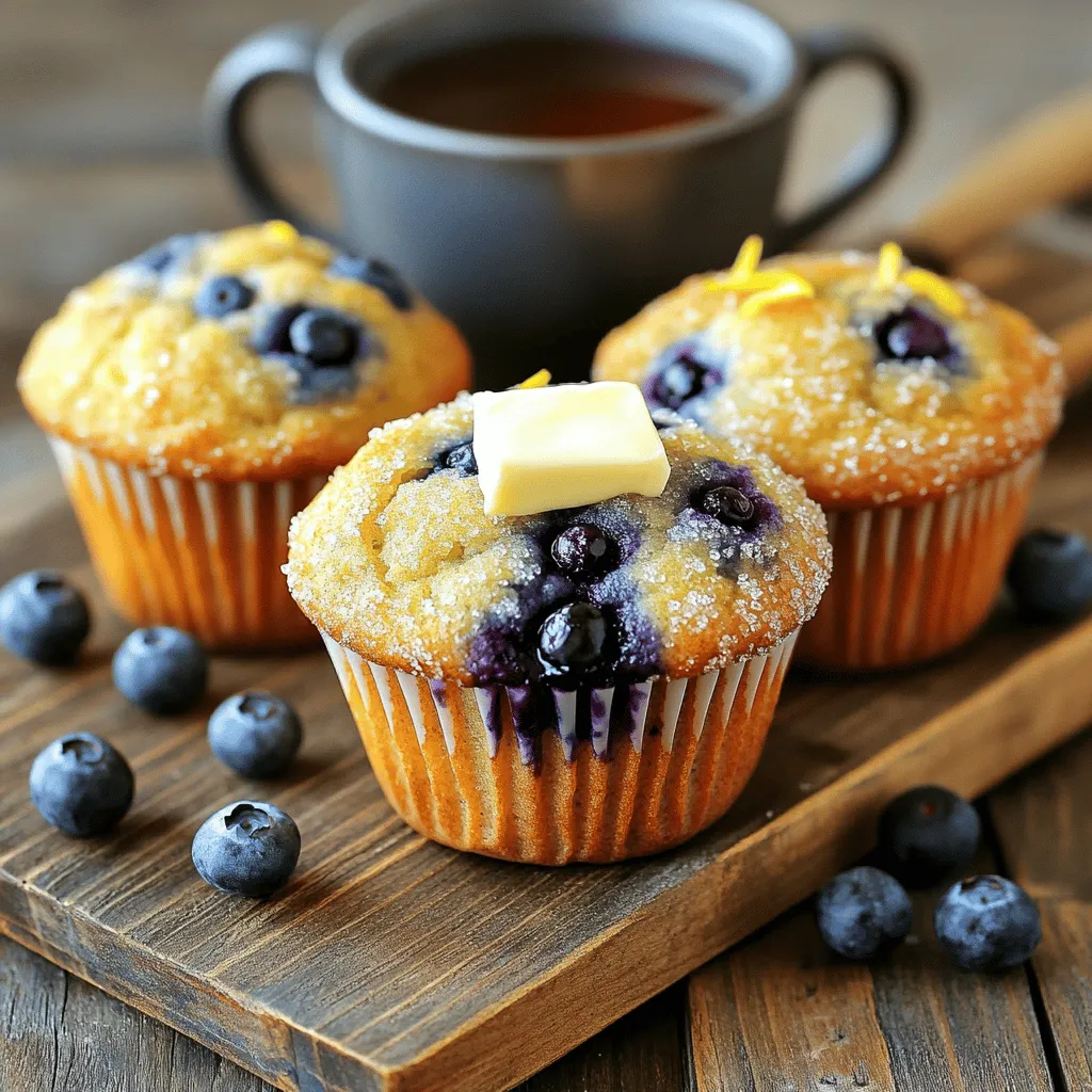 Homemade Blueberry Muffins Soft and Flavorful Treat