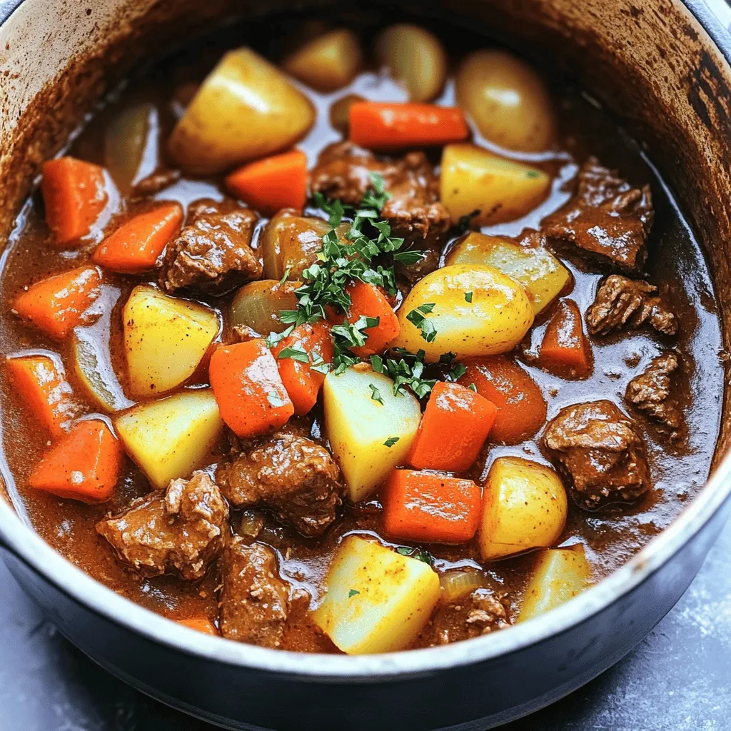 To make Polish goulash, you need key ingredients. Each adds its own touch. The main ingredients for Polish goulash include beef chuck, onions, garlic, carrots, and red bell peppers.