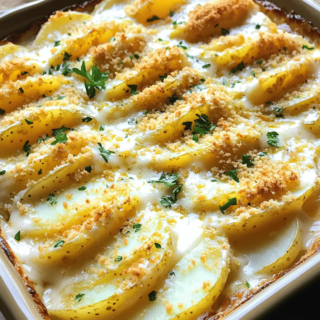 Gruyere Scalloped Potatoes Rich and Creamy Delight