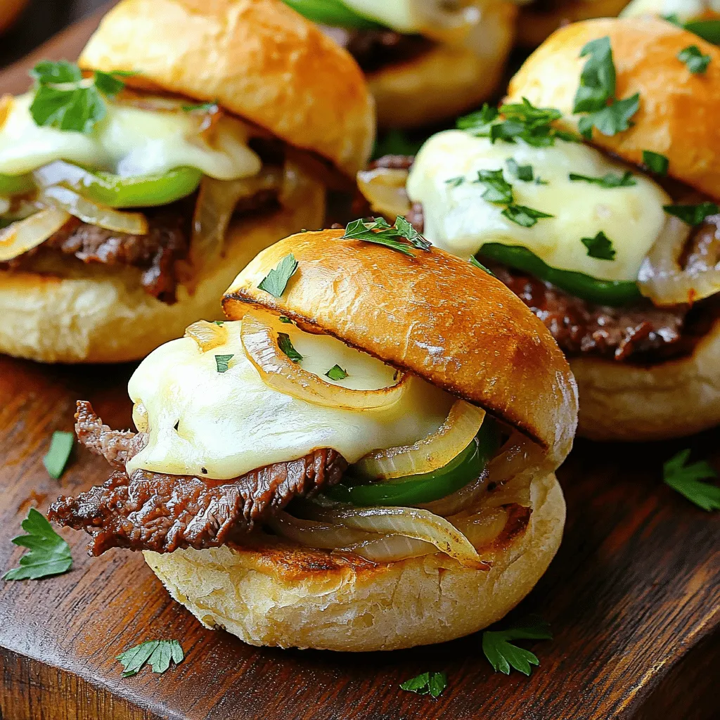 Philly Cheesesteak Sliders Tasty and Easy to Make