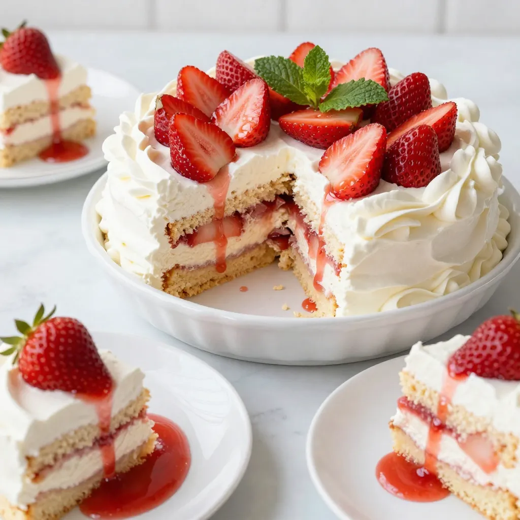 Strawberry Shortcake Icebox Cake Delightful Summer Treat