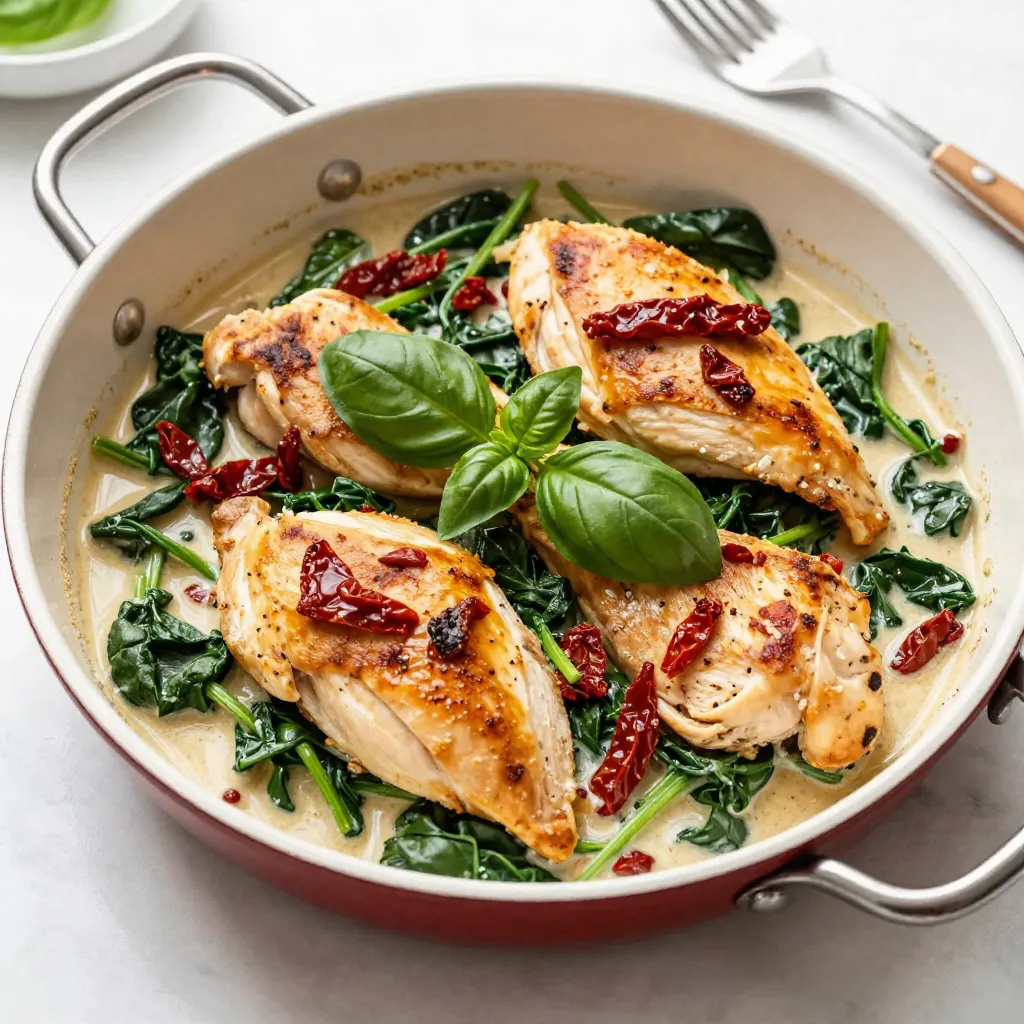 Sun-Dried Tomato Chicken Skillet Flavorful Dinner Dish