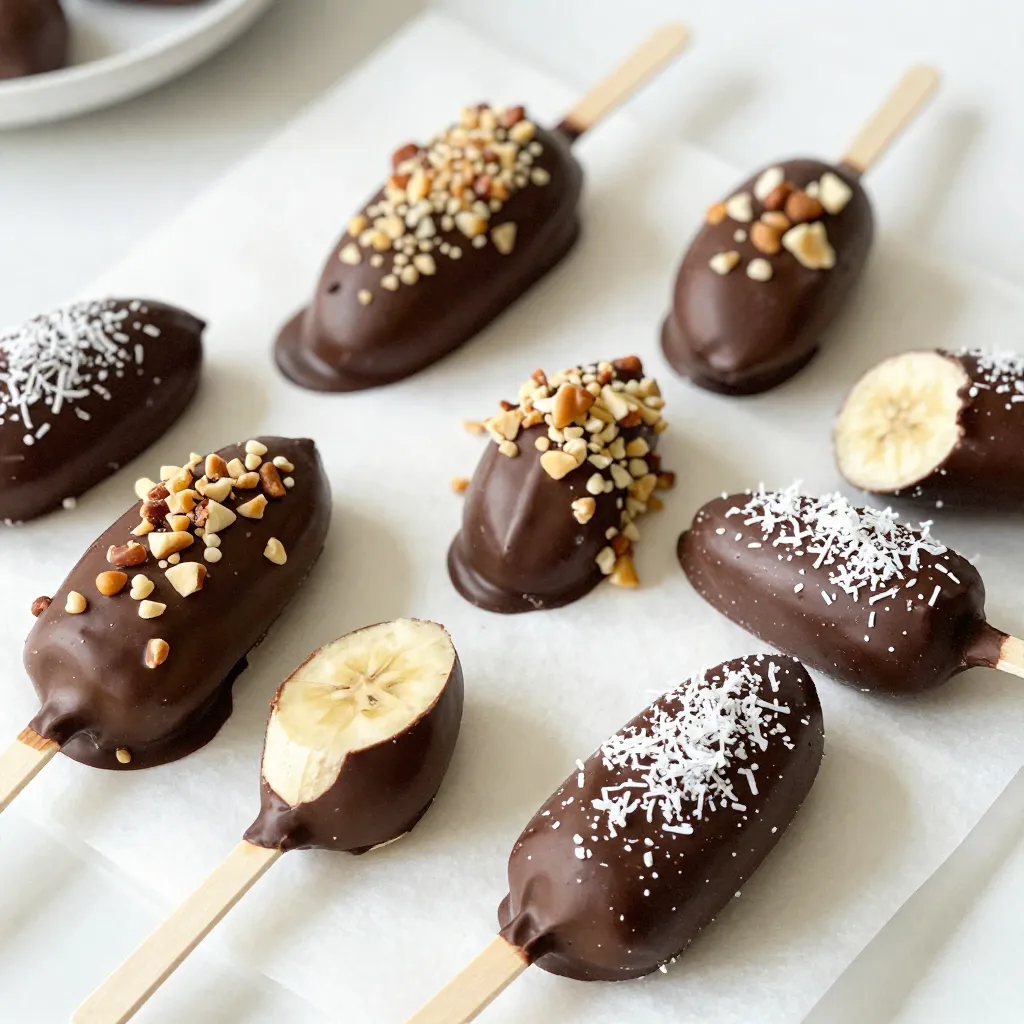 Chocolate Covered Banana Pops Simple and Tasty Treat