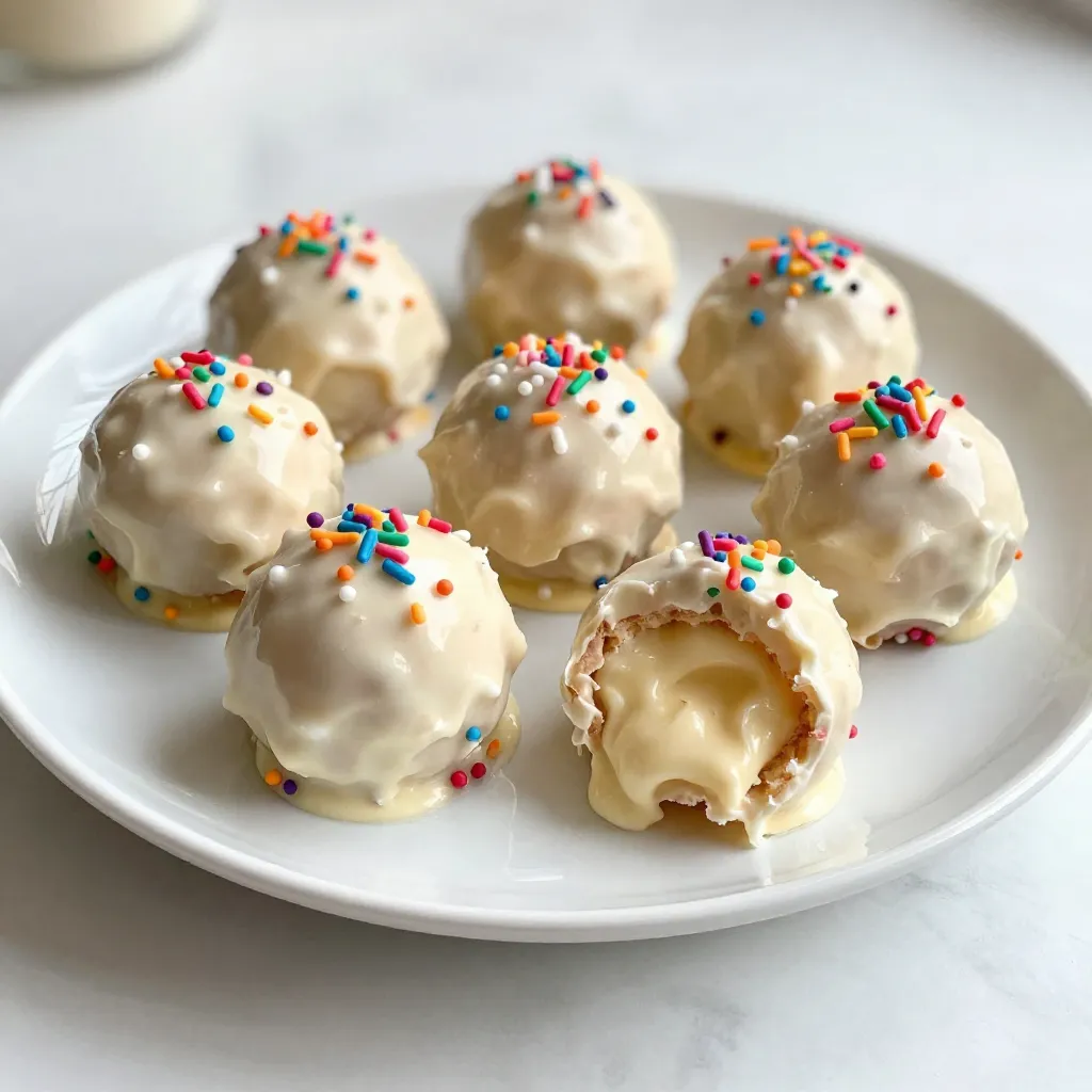 Funfetti Birthday Cake Truffles Easy and Tasty Treat