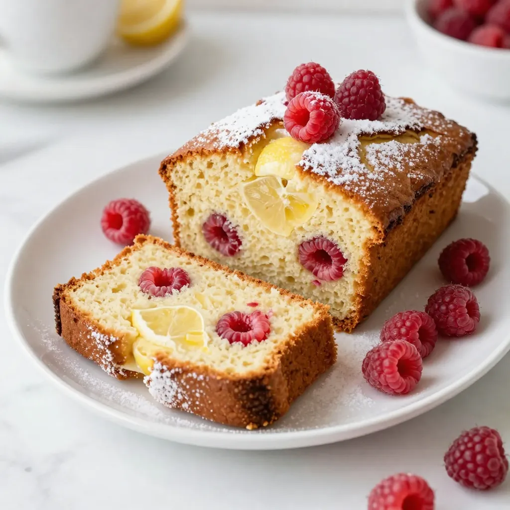 Lemon Raspberry Loaf Cake Tasty and Fresh Delight