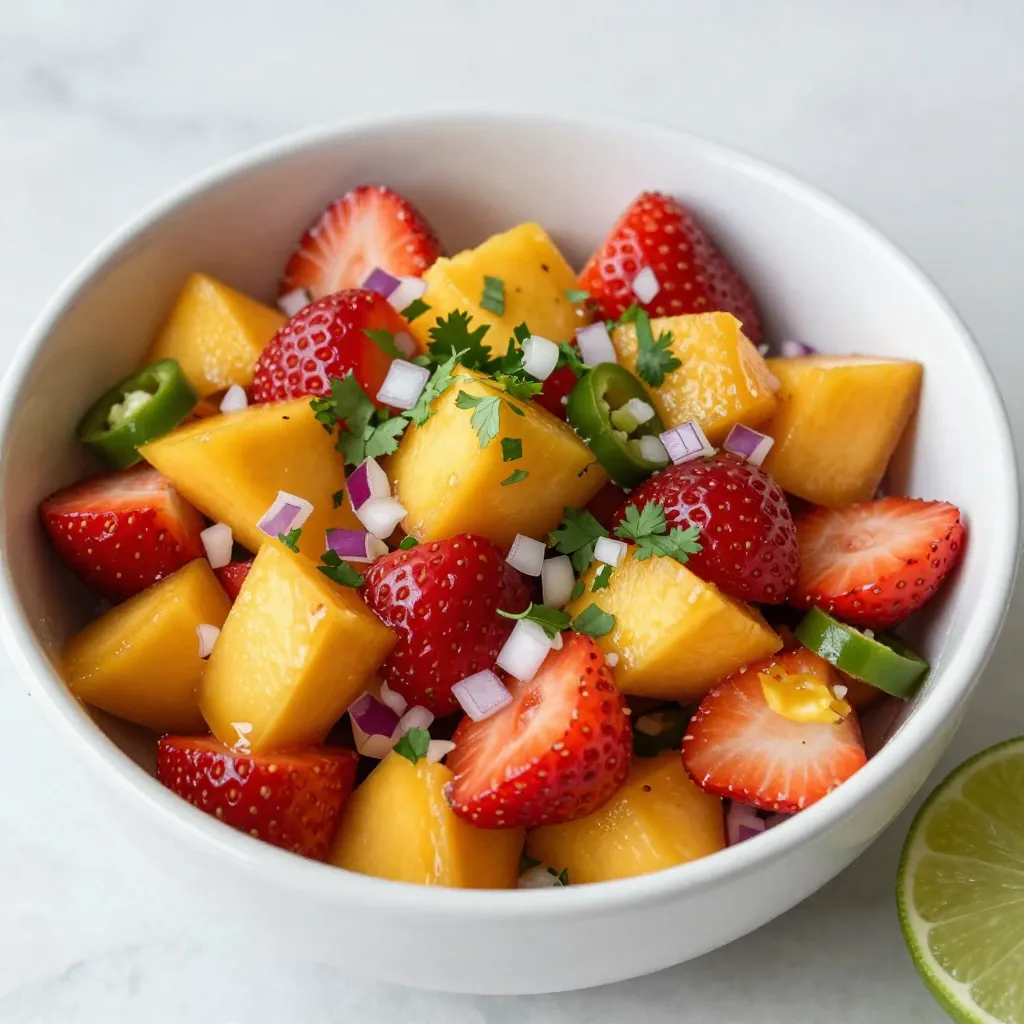 Strawberry Mango Salsa Fresh and Flavorful Dip