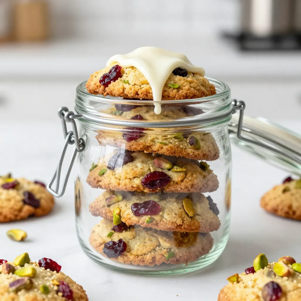 Pistachio Cranberry Biscotti Delightful and Crunchy Snack