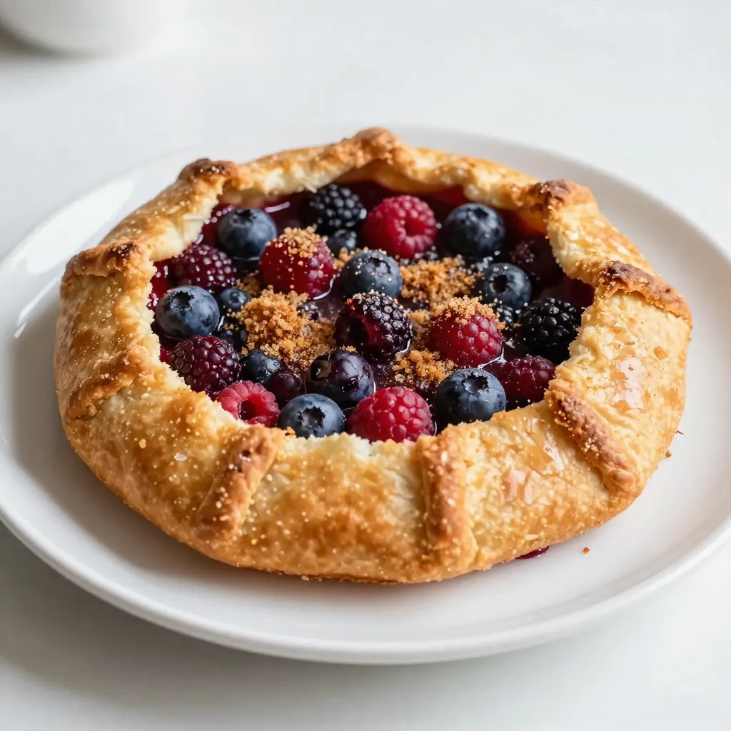 Triple Berry Galette Flaky and Delicious Recipe
