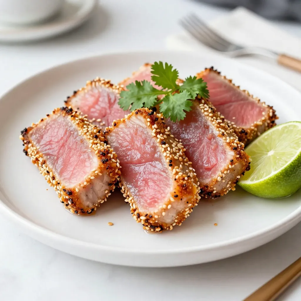 Sesame Crusted Ahi Tuna Flavorful and Simple Recipe