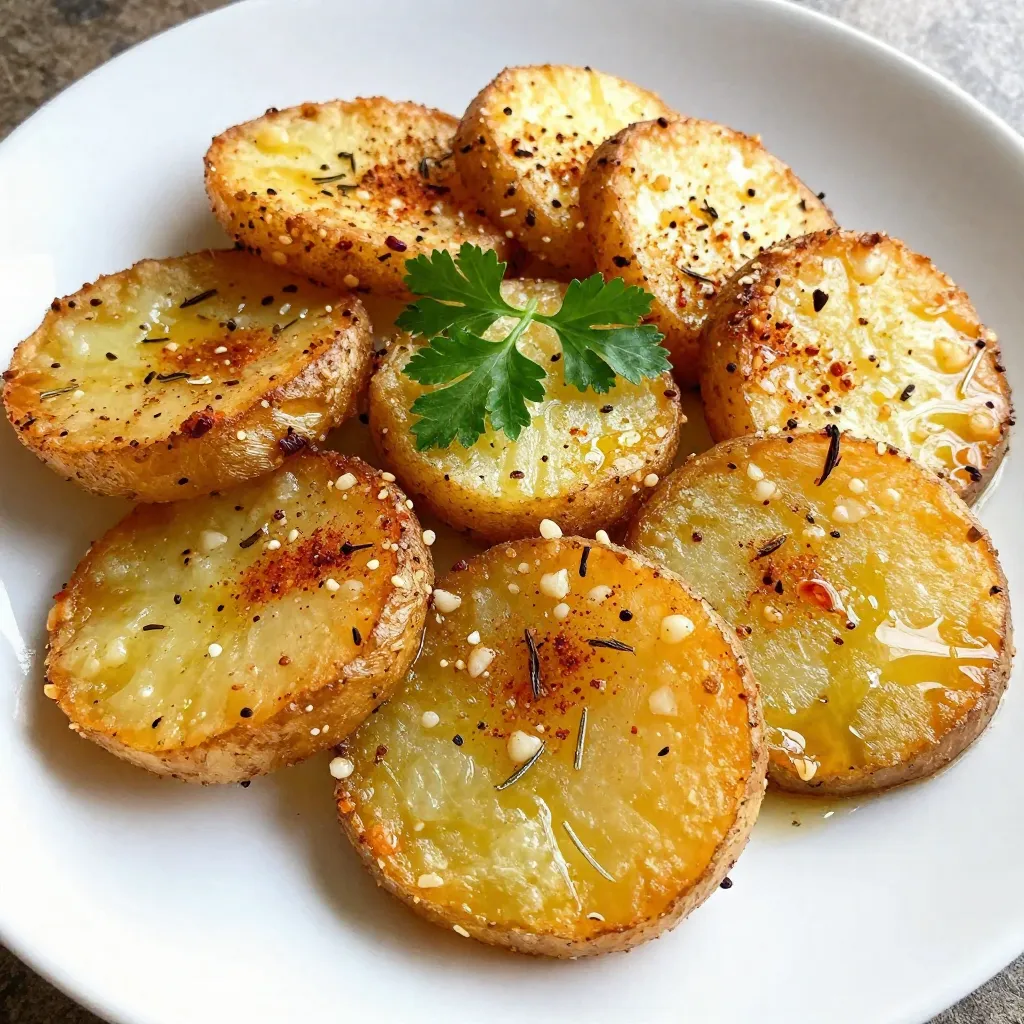 Crispy Garlic Smash Potatoes Tasty and Easy Recipe