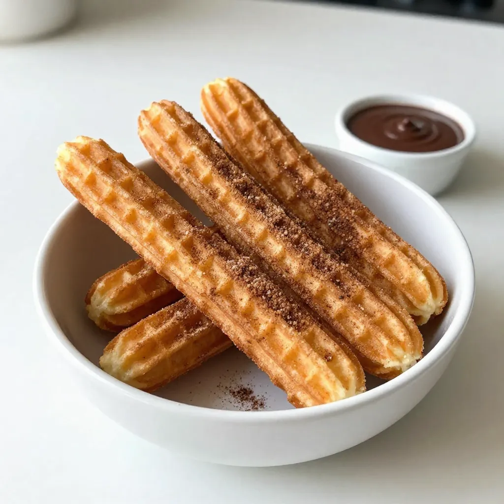 Churro Waffle Sticks Tasty and Fun Dessert Treat