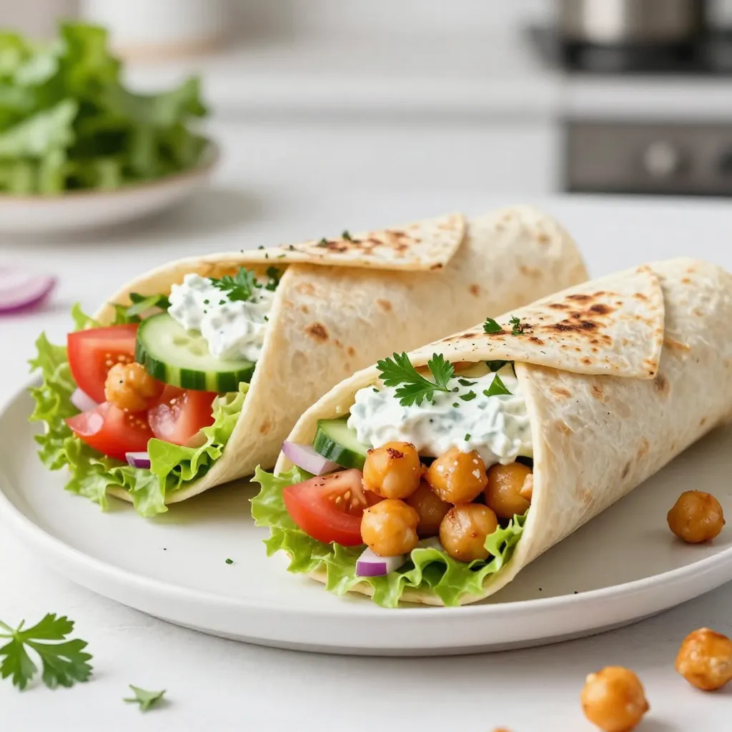 Chickpea Shawarma Wraps A Flavorful Vegan Delight