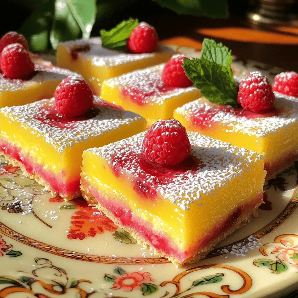 Raspberry Lemonade Bars Flavorful and Refreshing Treat