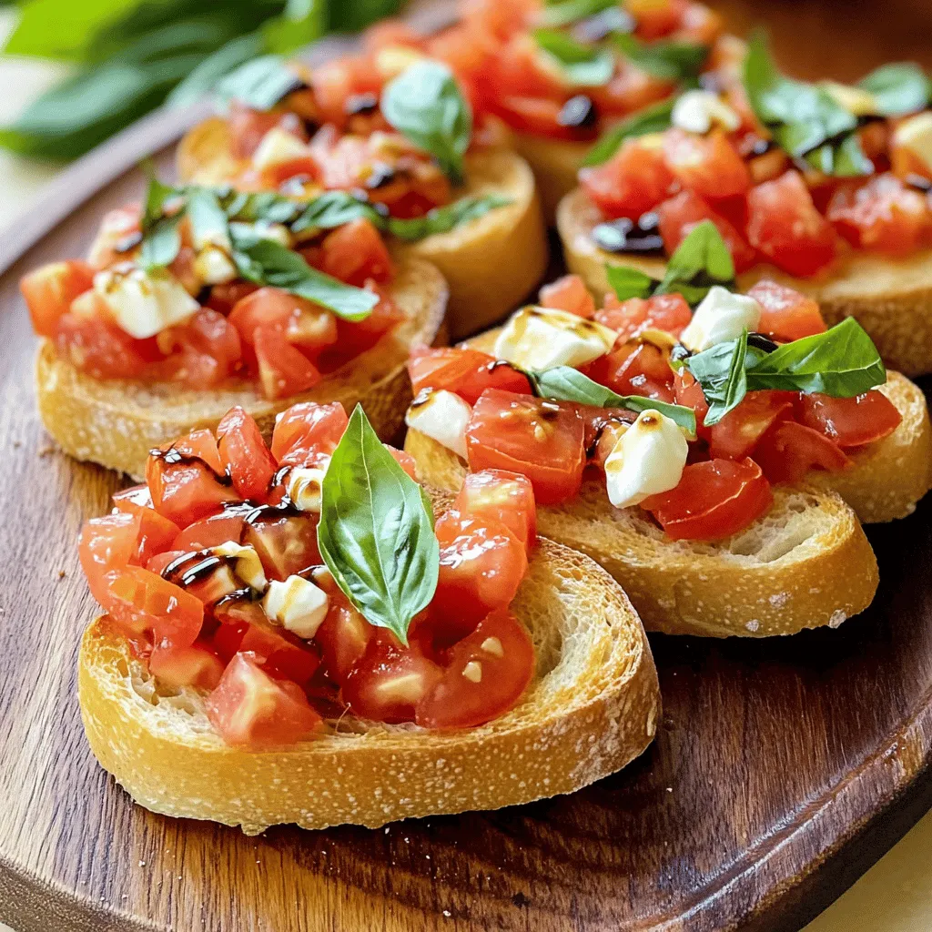 Tomato Basil Bruschetta Simple and Flavorful Recipe